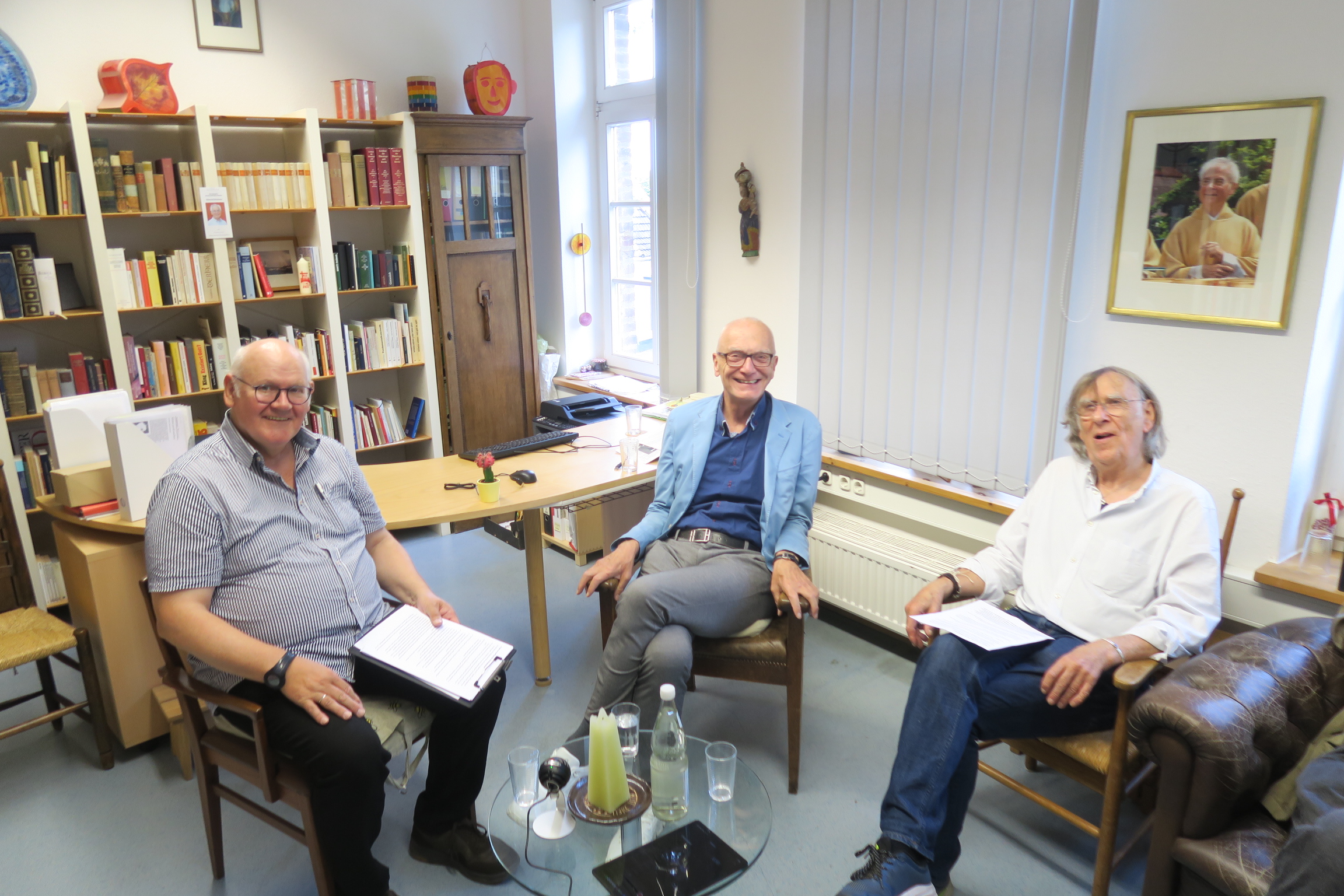 Interviewrunde: Hermann-Josef Kronen, Josef Rick, Dr. Günter Rexilius | Foto: Axel Rayczik